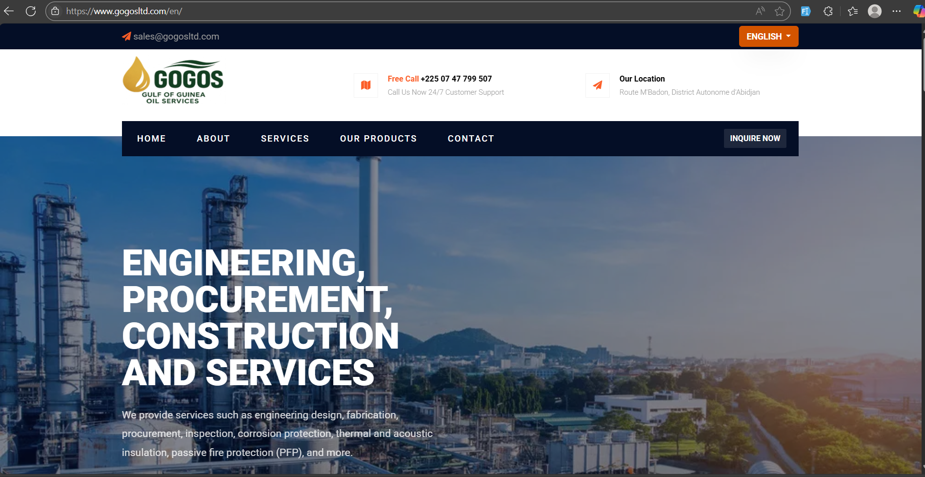 Gogos - Engineering, Procurement, Construction and Services